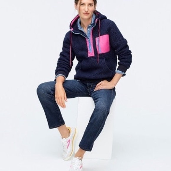 J. Crew half zip hoodie - Picture 2 of 3